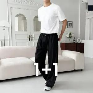 [179st]1 1 GTT SS1028M 남자 에어 메쉬 사이드턱 힙포켓 와이드 팬츠