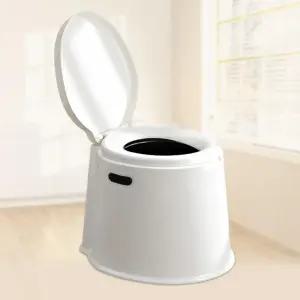 노인용 이동식 변기 캠핑 간이 화장실 실내 실외 좌식 성인
