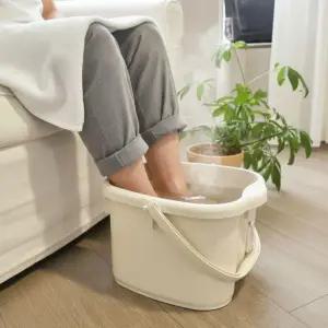 이노마타 일본제 발 족욕 바구니 족욕통 족욕기 족탕기 습식 접이식 각탕기 건식 통