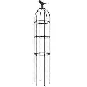 대형 장미 아치 식물 가든 블랙 울타리 주택 정원 넝굴 철제