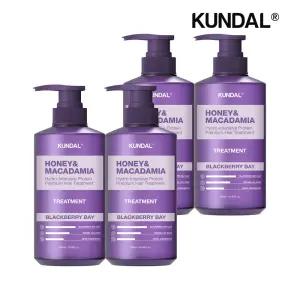 허니 앤 마카다미아 단백질 트리트먼트 블랙베리베이 500ml x4개