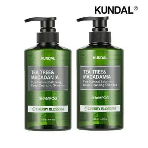 티트리 앤 마카다미아 딥 클렌징 지성 샴푸 체리블라썸 500ml x2개