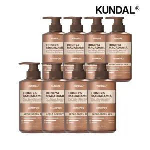 허니 앤 마카다미아 네이처 샴푸 애플그린티 500ml x8개