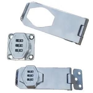 경첩형 잠금 장치 실버번호키자물쇠 형도어락 사물함도어 형자물쇠 비밀 다이얼 보안 보안용