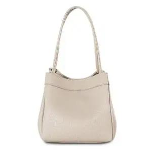 [패션] 가죽 여성 토트백 정장 선물 미니 가방 소 베이지