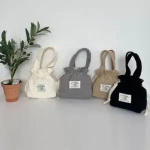 [패션] 여성 손가방 골덴 코듀미니복조리백 파우치 화장품 토