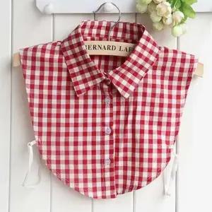 [패션] 맨투맨이 이너 레이어드 셔츠 페이크 카라 넥 케이프