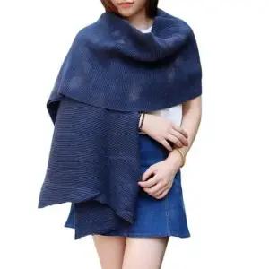 [패션] 남색 숄 머플러 목도리 여성용 DK25