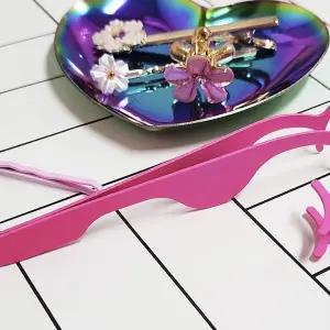 인조 속눈썹용 튼튼한집게 세밀한 작업용 미용집게