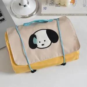 여행용 대용량 귀여운 화장품 메쉬 파우치 페이스 퍼피 메쉬파 메이크업 가방 매쉬 브러