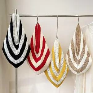 여성 니트 숄더 백 가벼운 데일리 대학생 가방