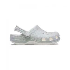 CROCS KIDS 클래식 이리데슨트 글리터 클로그 토들러 - 화이트 / 210985-100