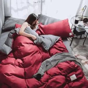 베개커버 호텔 침구 매트리스 침대 베개 이불 커버 세트_쥬디Q