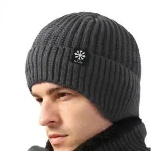 귀덮개 비니 모자 남성 니트