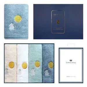 [JH276P6U_52CW]달토끼 세면수건 4매세트(쇼핑백) (31402068A)