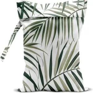 젖은 드라이백 12x10 인치 수영복 여행 해변 수영장 기저귀 더러운 요가복 메이크업 가방 방수 열대 야자수