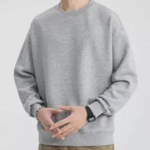 [옷자락]남성 가을용 포근한 루즈핏 기모 라운드맨투맨