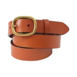 여자가죽벨트 여성 가죽 벨트 (카멜 골드) DK97