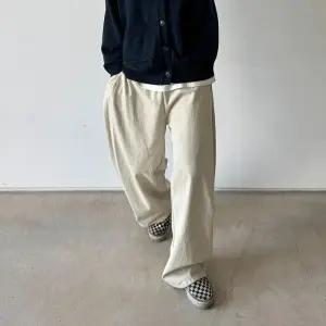 [옷자락]남자 옆핀턱 와이드핏 투웨이 스트링 가을 면 바지