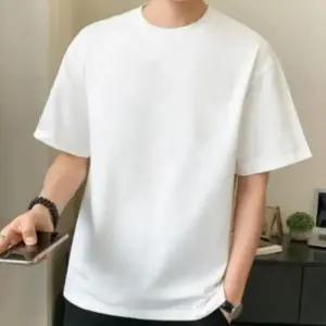 [옷자락]남성 기본 무지 라운드 반팔 티셔츠