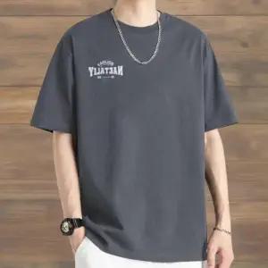 [옷자락]남성 빅사이즈 면100 프린트 레터링 반팔 티셔츠