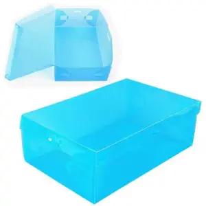 접이식 투명 블루 박스 수납 보관케이스 포장케이스