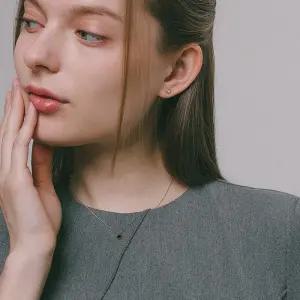 [제이로렌]제이로렌 14K 헥사곤 토파즈 로즈골드 목걸이 G0277