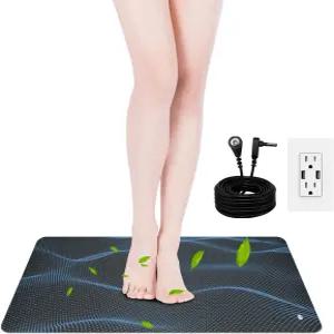 수면용 EOHELGRO 접지 매트 에너지 염증 발 및 허리 을 위한 패드 23.6 x 11.8