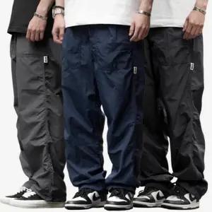 [아이에스이랩]남여공용 스트릿 힙합 트레이닝 와이드 팬츠 2PM034