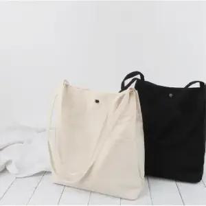 [패션] 대학생 직장인 코튼소재 넉넉한 에코숄더백 데일리백