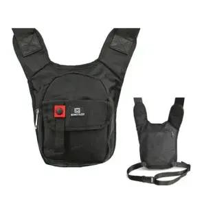 [패션] 남성 검정 힙색 트렌드 자전거 라이딩백 낚시 가방