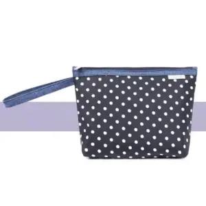 [패션] 여행 파우치 보조 패턴 방수 화장품 가방 네이비