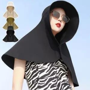 [패션] 봄여름 등산 밭일 외출 패션아이템 슈퍼 롱 챙모자