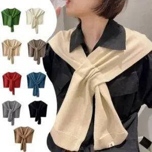 [패션] 숄가디건 어깨 케퍼 망토 니트 패션소품