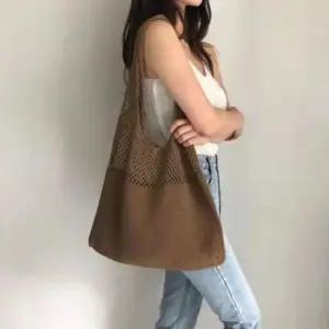 [패션] 니트 가방 뜨개 백 숄더백 패션 그물백 에코백