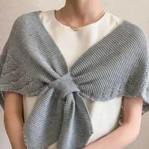 [패션] 어깨 숄 니트 페이크숄 어깨숄더 유니크한아이템