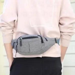 [패션] 심플 힙색 방수 여권 패션잡화 휴대폰 메신저 경량힙색