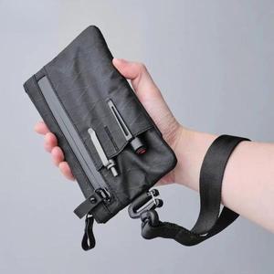 방수 남성용 핸드백, 대용량 손목 다기능 제로 지갑 여행 카드 도구 보관