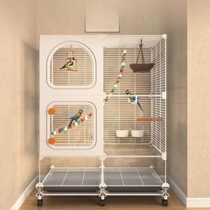 앵무새장 대형 사육장 둥지 이동식 놀이터 새집 새장 날림장