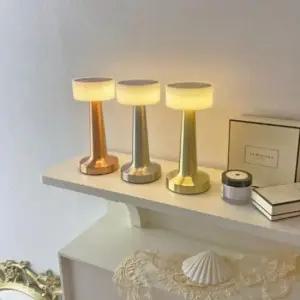 [Deco] 무선 스탠드 수유등 무드등 조명 메이커 터치식 분위기 인테리어 3컬러 카페 LED 소품