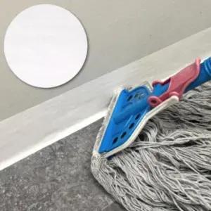 [Deco] 스티커 벽면 테이프 1롤 PVC 시트지 마감재 걸레받이 굽도리 굽돌이 아이보리 폭10cm 10m