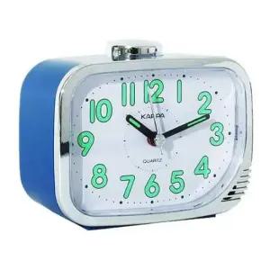 [Deco] 심플 카파 블루 알람시계 1P 탁상시계 저소음 이중벨