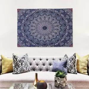 [Deco] 만다라 기하학 패브릭 포스터 M 대형