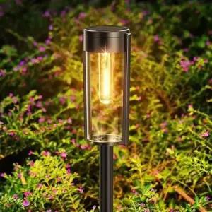 [Deco] 태양광 잔디등 마당 웜색 정원등 LED H-7