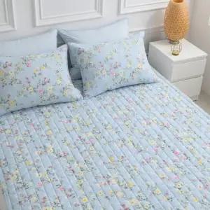 [Deco] 해피니 카페트겸패드 패드 블루 퀸 빅토리아 Q 침대패드 침대매트