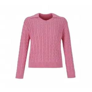 [숲][숲] 칼라넥 케이블 스웨터 (SZ9LK3C)