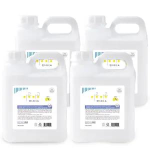 이공 핸드워시 레몬향 4L 4개물비누 대용량 리필 손세정제 버블 거품 폼워시 세정제