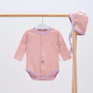 [달퐁]달퐁 파스텔 골지 스판 바디슈트 모자 세트