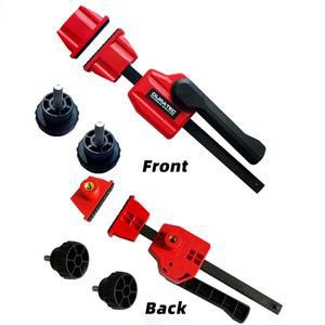 작업대 개 구멍 클램프  작동 핸드 플레너 벤치 용 조정 가능 클립 장치를 눌러 넣습니다.