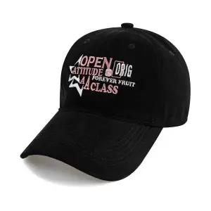 매장정품 OPEN ATTITUDE A CLASS COTTON BALL CAP-BLACK